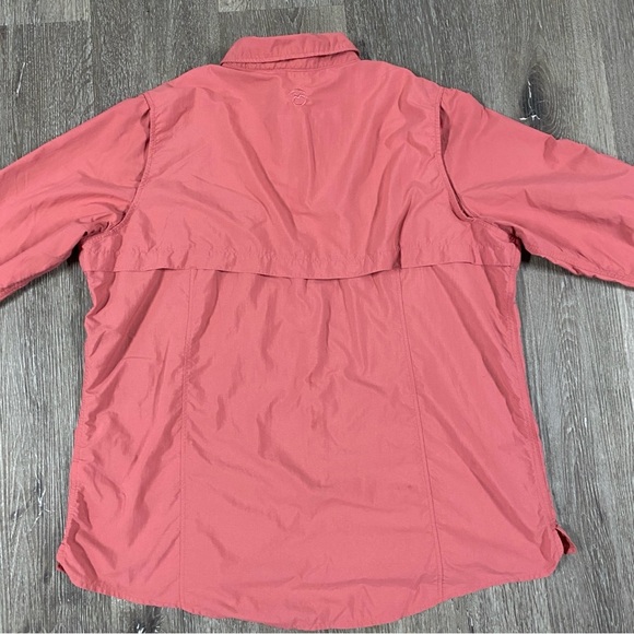 MAGELLAN fishing gear relaxed fit pink long sleeve collar button front size 1X - Picture 6 of 7